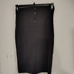Elegant Black Pencil Skirt